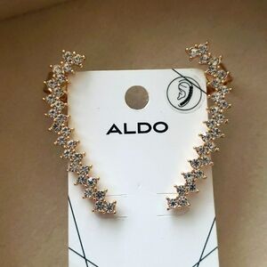 ALDO Crystal Climber Earrings